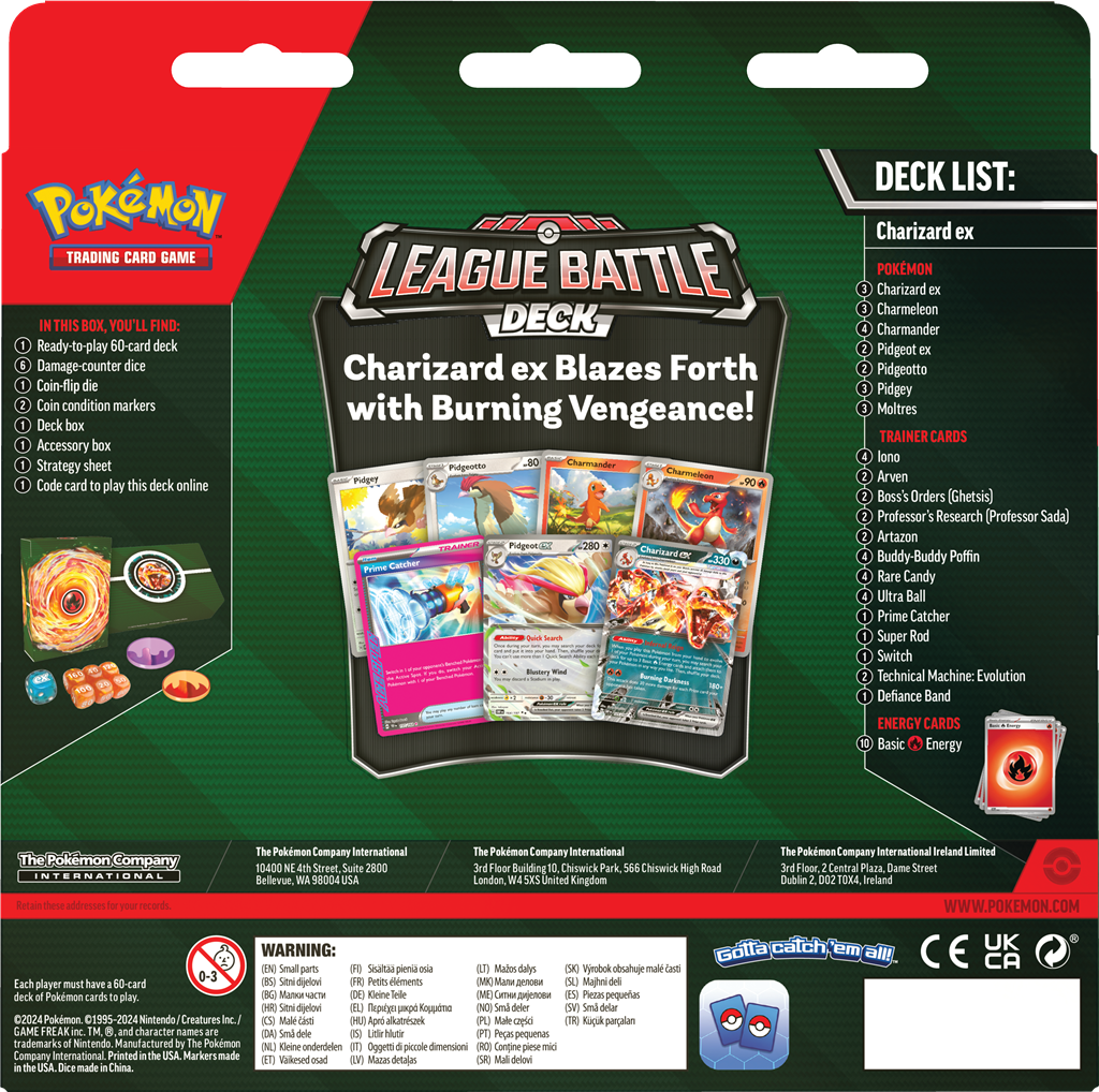 Pokemon Ex League Battle Deck - Charizard