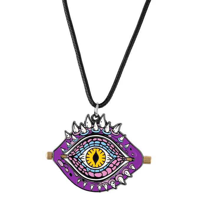 Dragon Blink D2 Necklace Purple