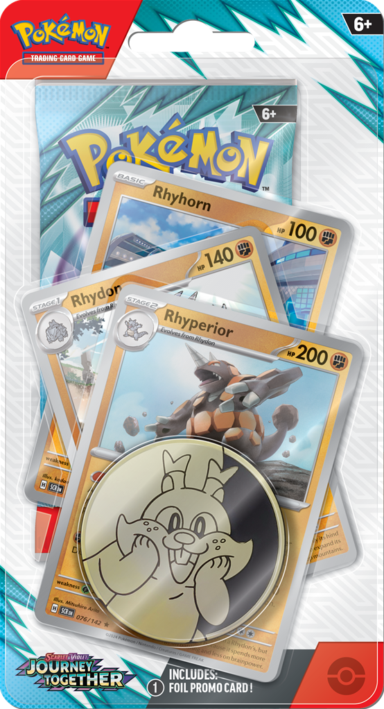 Pokemon: Journey Together Premium Checklane - Rhyperior