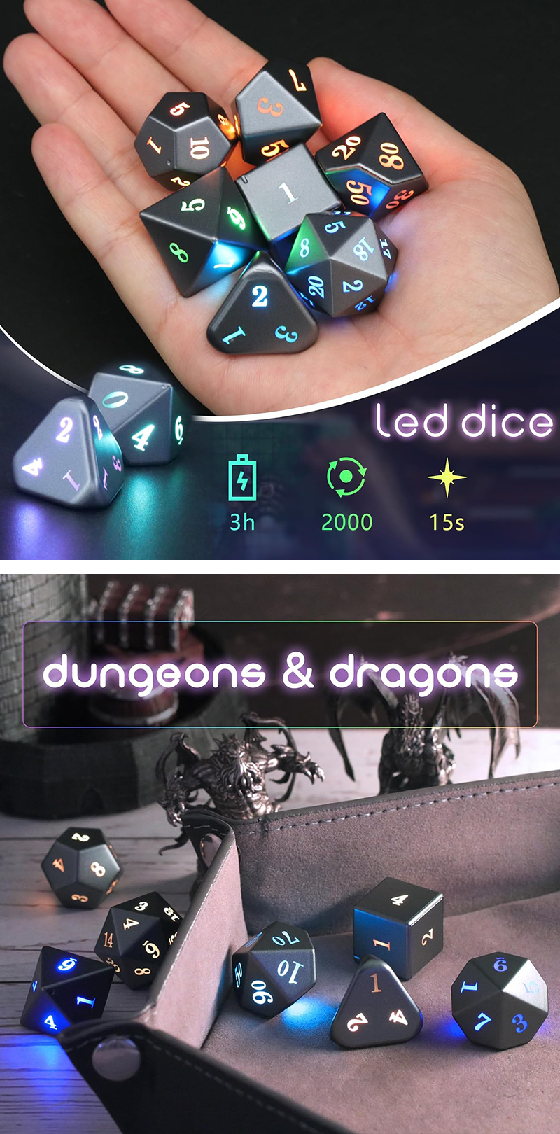 LED Dice Set - Standard Gen 2