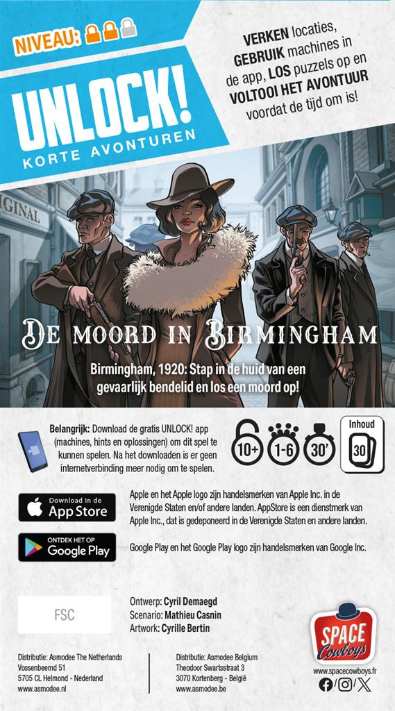 Unlock!: Korte Avonturen - De Moord in Birmingham