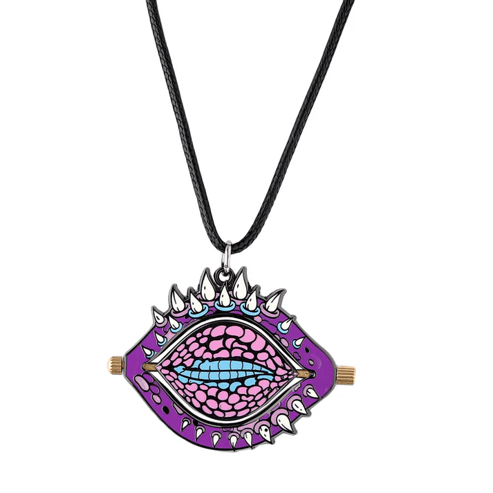 Dragon Blink D2 Necklace Purple