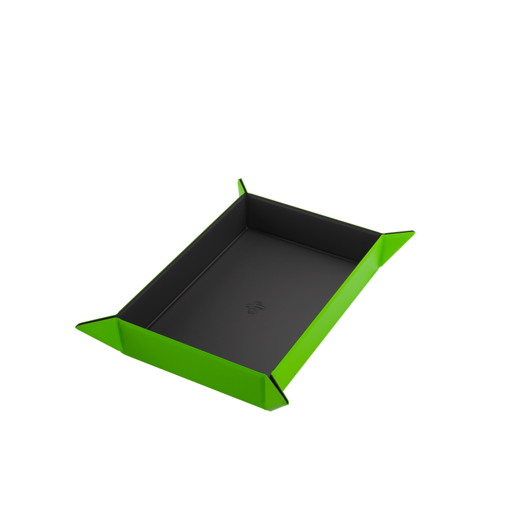 Magnetic Dice Tray Rectangular - Black/Green