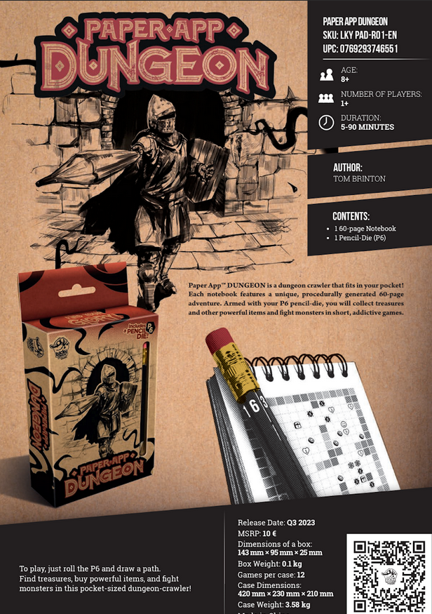 Paper App Dungeon