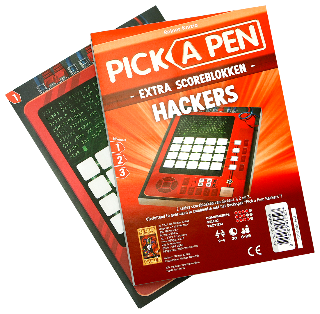 Pick a Pen - Hackers (Scoreblokken)