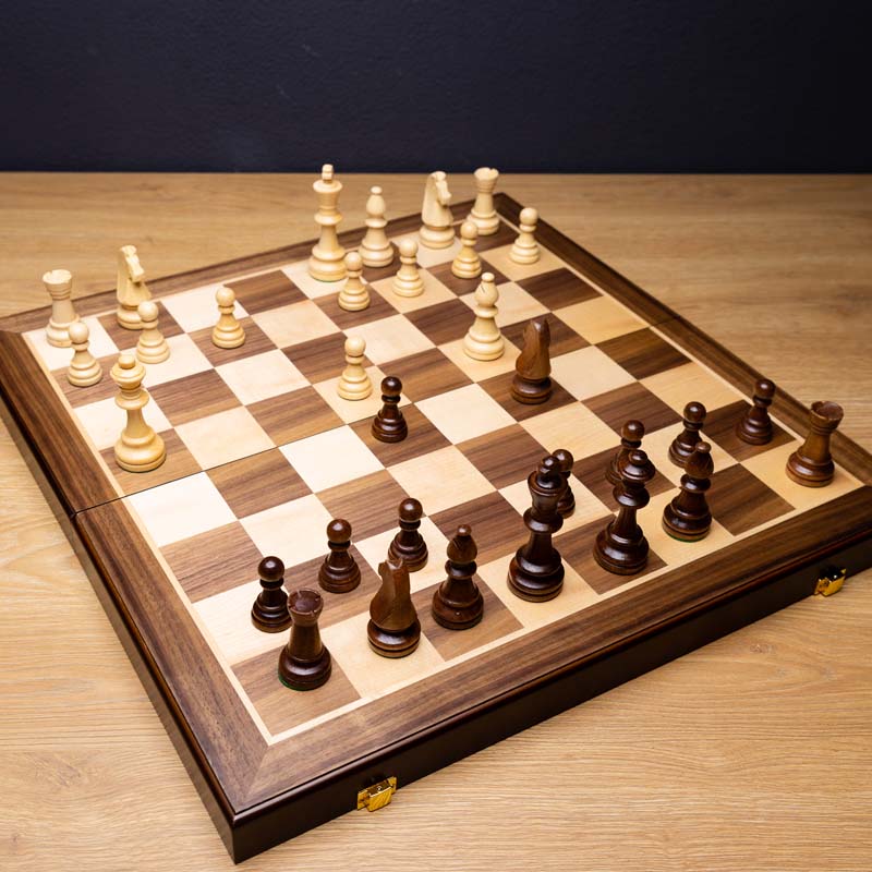 zelf vernieuwen cel logo koppeling Authenticatie groot houten schaakspel Verleiding herhaling  heel