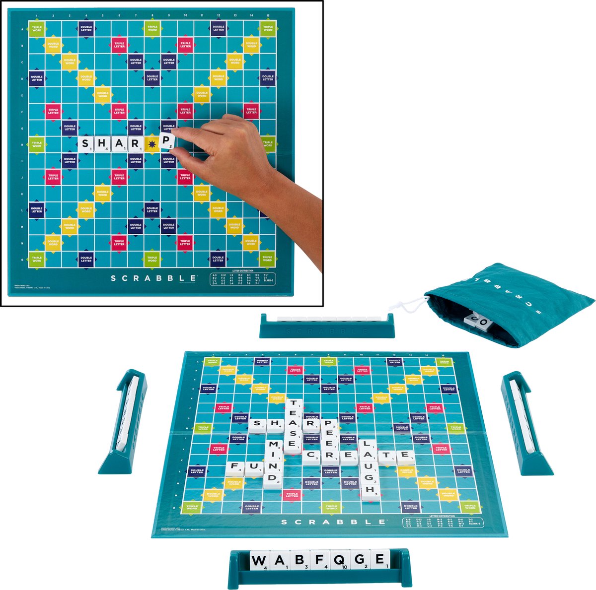 Scrabble Original (2 spellen in 1)