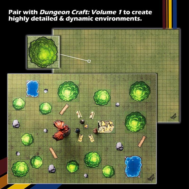 Dungeon Craft Battlemaps - Grasslands Pack