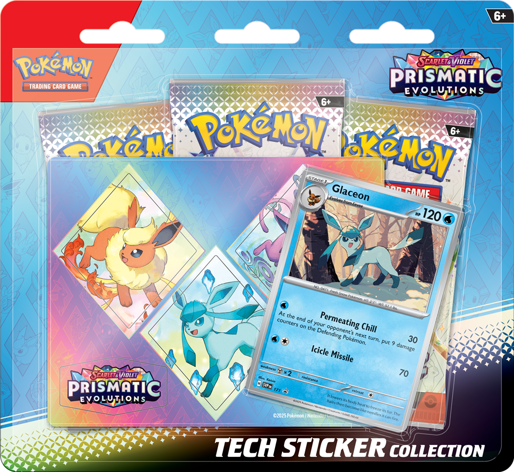 Pokemon: Prismatic Evolutions - Tech Sticker: Glaceon