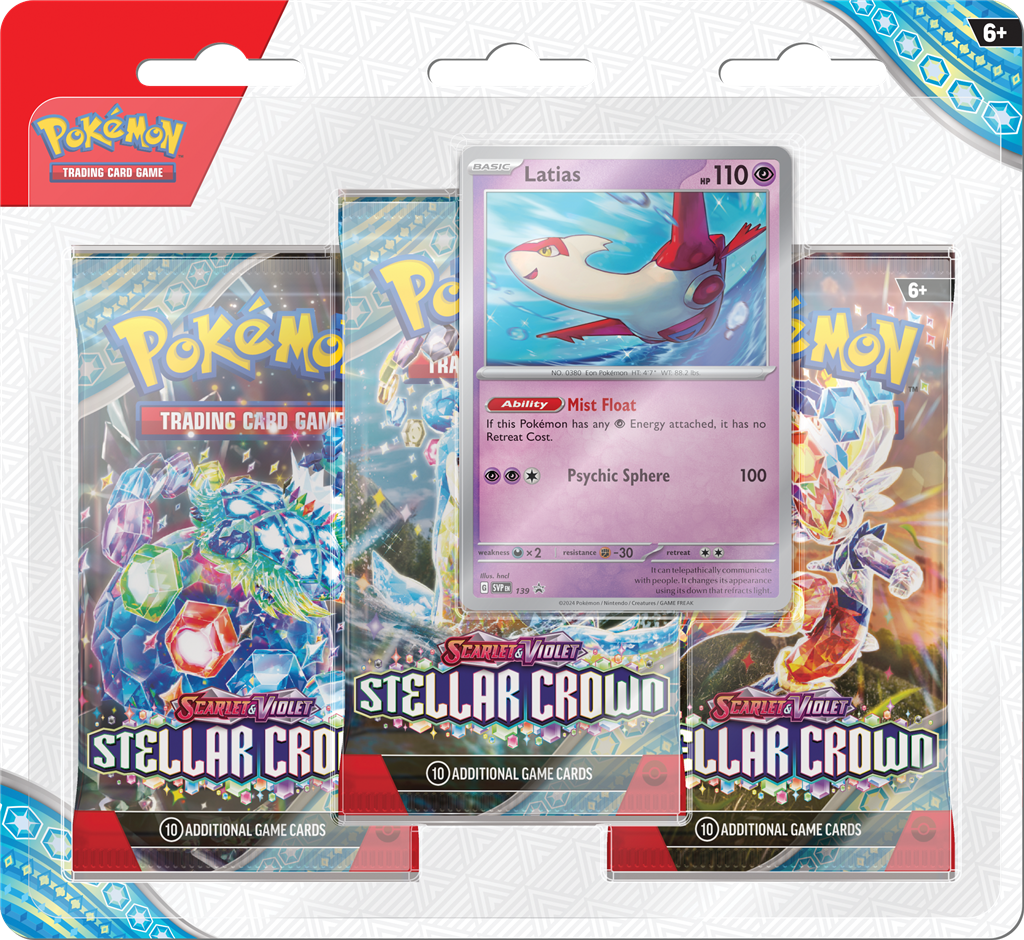 Pokemon: SV07: Stellar Crown - Booster Blister: Latias