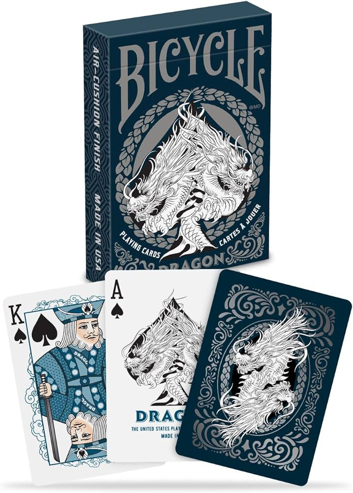 Pokerkaarten Bicycle- Dragon Black Deck