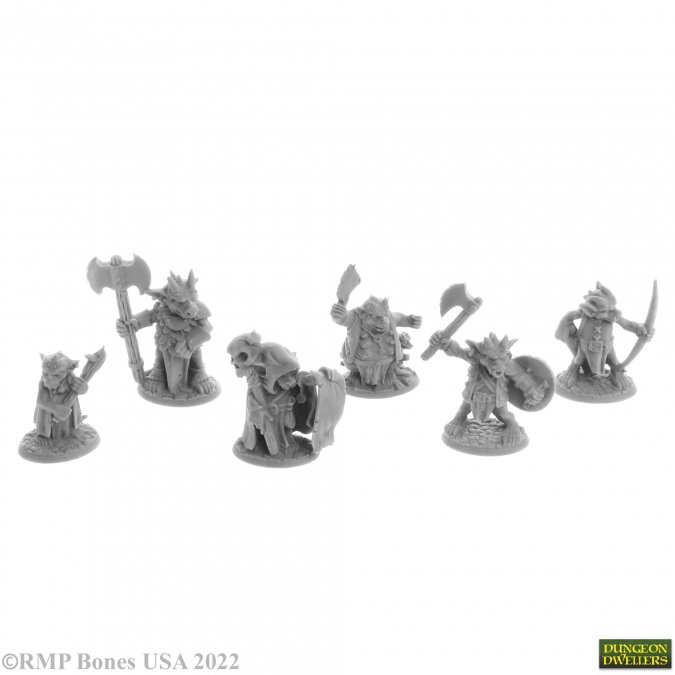 Dungeon Dwellers Ratpelt Kobold Leaders (6)