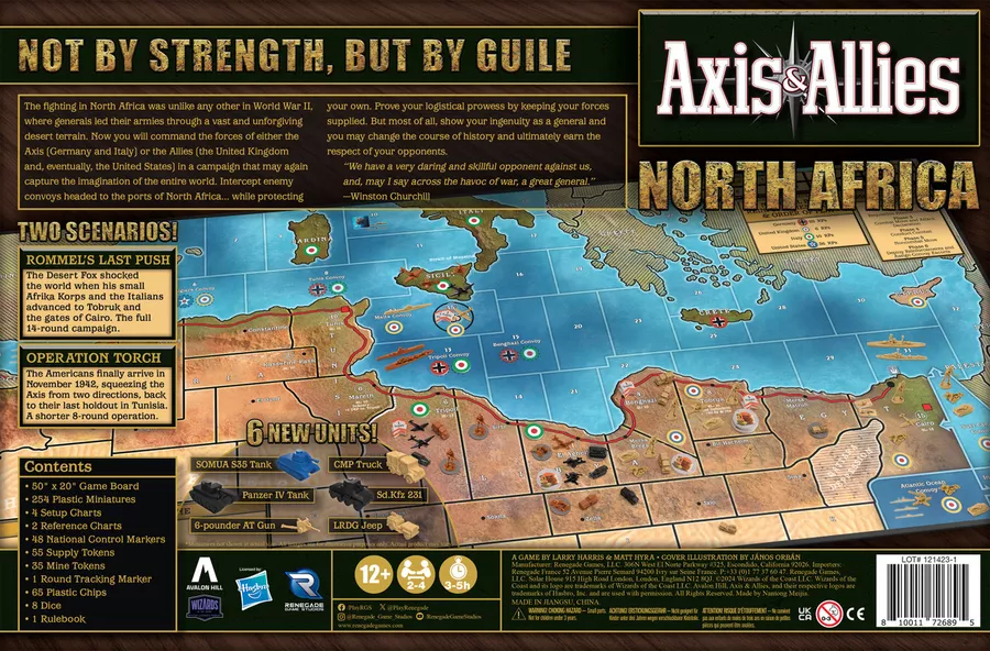 2de Kans: Axis & Allies North Africa (Doos beschadigd)