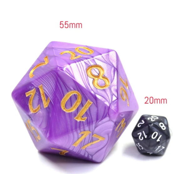 55 mm Titan D20 - Purple Pearl