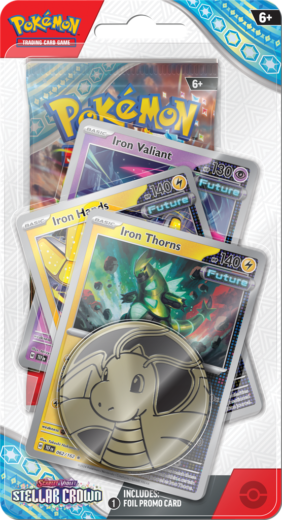 Pokemon: SV07: Stellar Crown - Premium Checklane: Iron Thorns