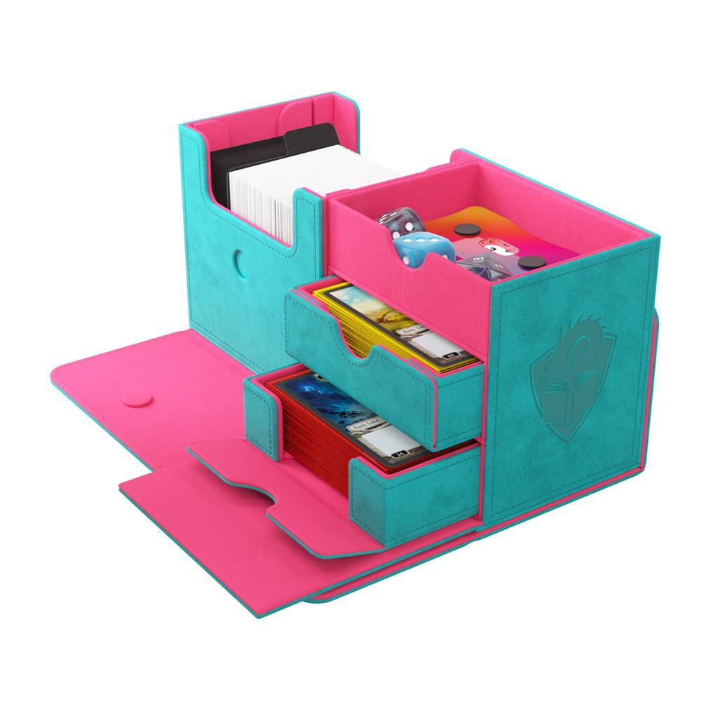 Deckbox: The Academic 133+ XL - Teal/Pink