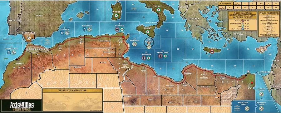 2de Kans: Axis & Allies North Africa (Doos beschadigd)