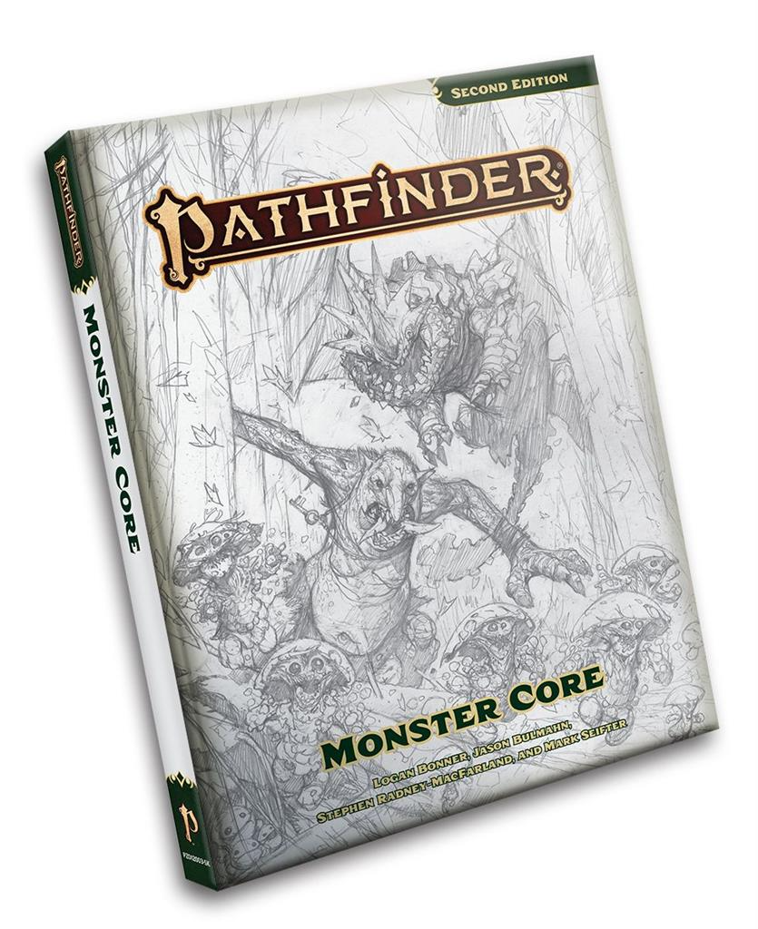 Pathfinder - Monster Core Sketch Cover (2nd Edition)