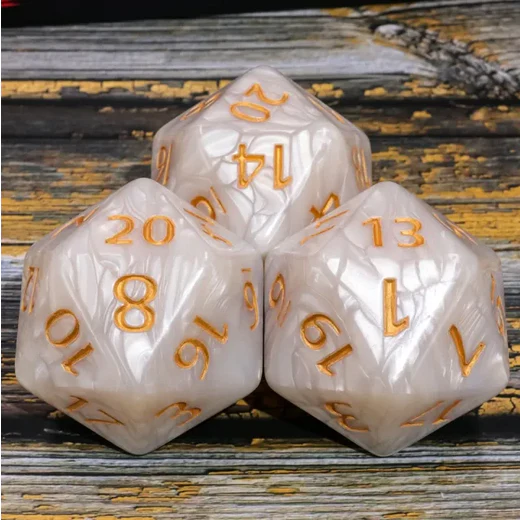 55mm Titan D20 White Pearl