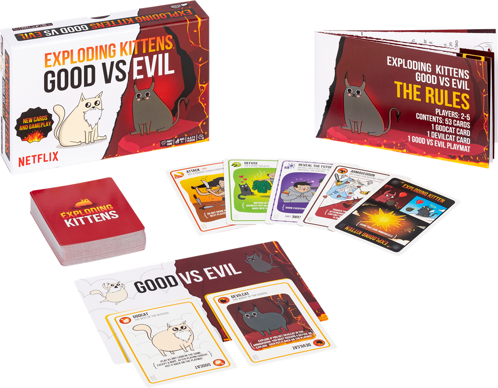 Exploding Kittens Good vs Evil EN