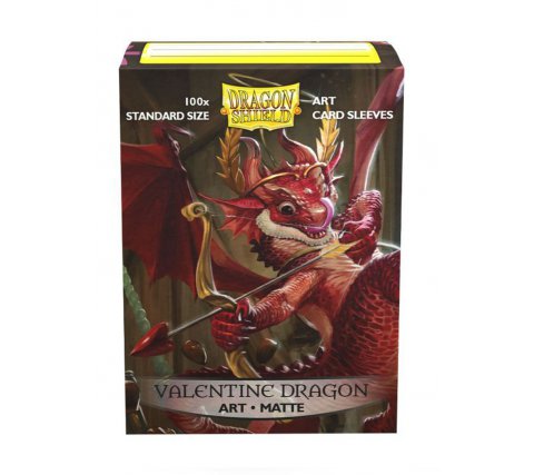 Dragon Shield Standard Matte Art Sleeves - Valentine 2020 Dragon (100 Sleeves)