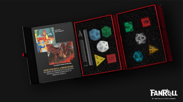 D&D 50th Anniversary: Holmes Retro Replica & Modern Inspired Dice Set