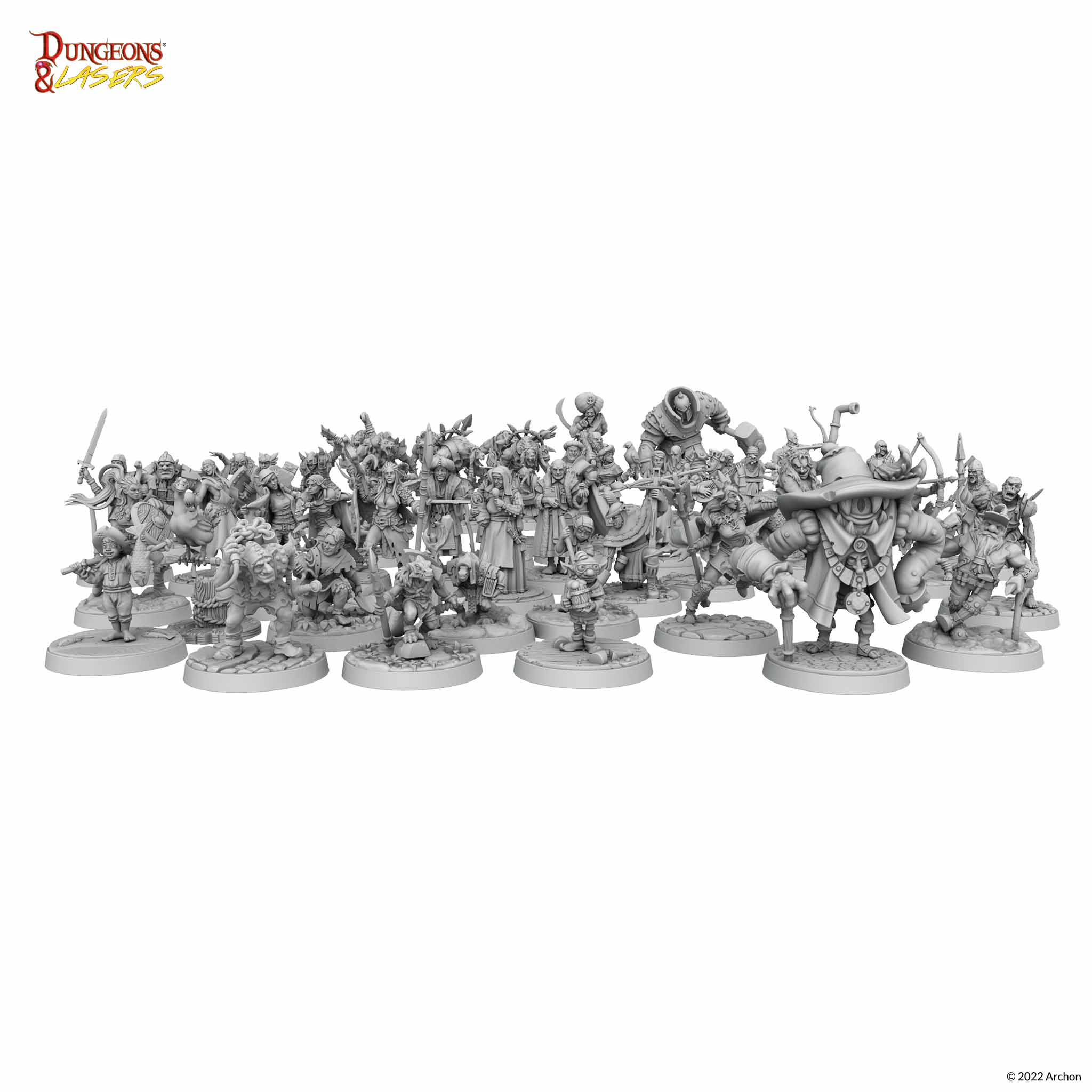 Dungeons & Lasers NPCs Miniature Pack