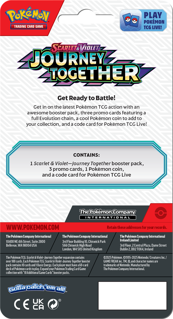 Pokemon: Journey Together Premium Checklane - Klinklang