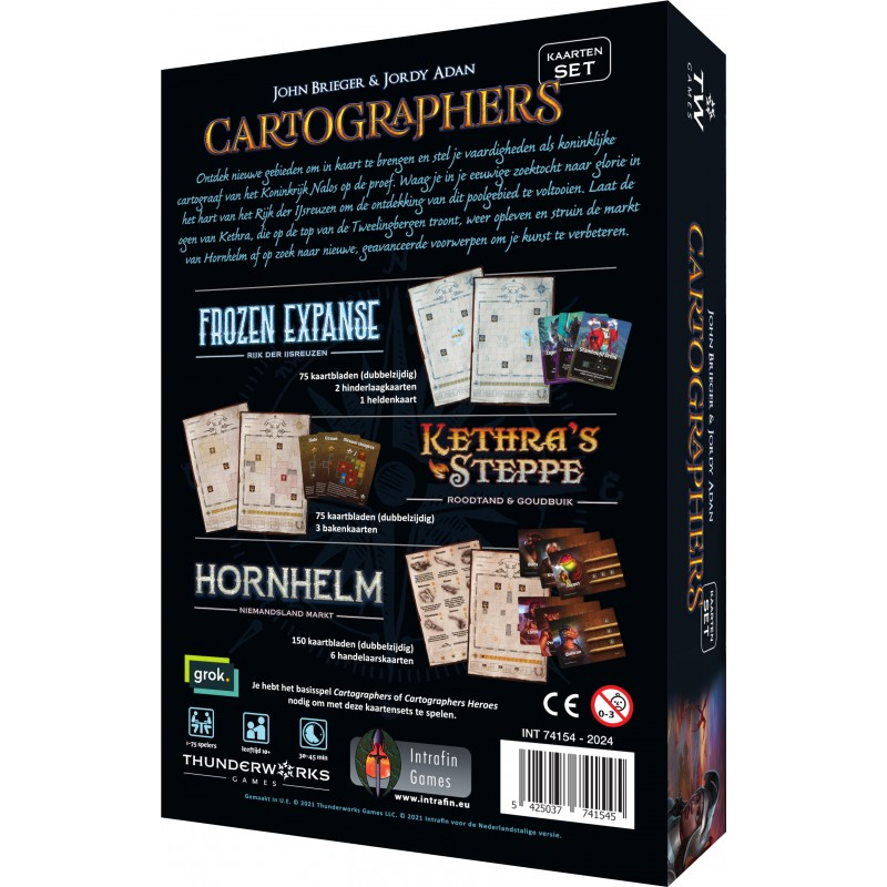 Cartographers Map Pack - NL (Set 4,5,6)