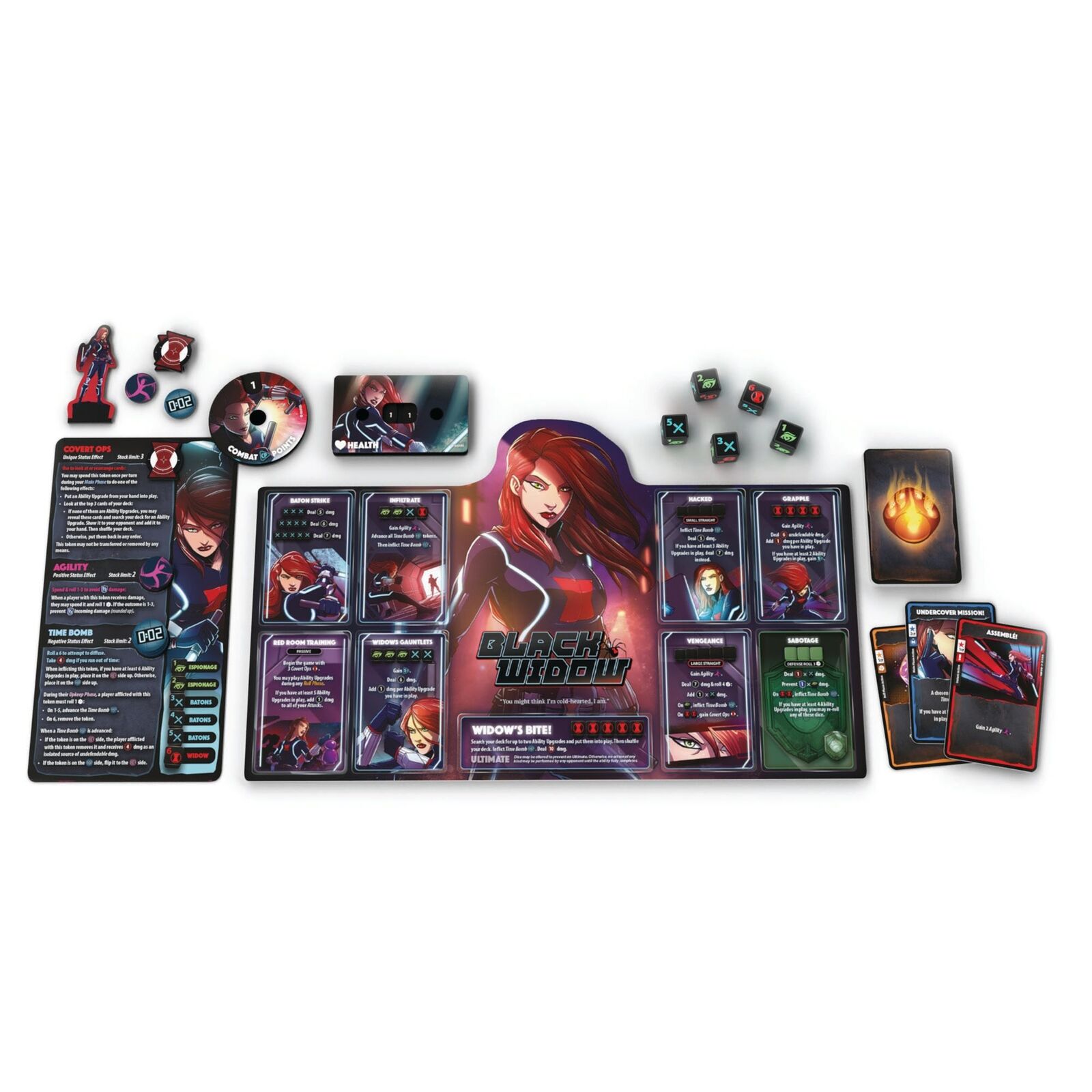 Dice Throne Marvel Black widow & Doctor Strange