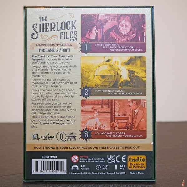 The Sherlock Files Vol V Matvelous Mysteries