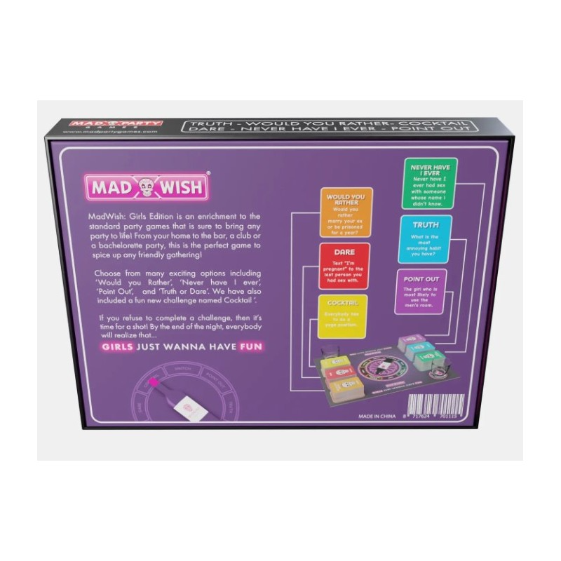 Mad Wish Party Game - Girls EN