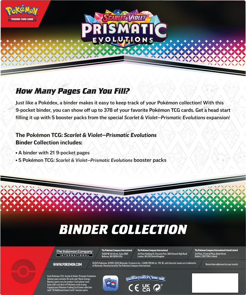 Pokemon: Prismatic Evolutions - Binder Collection