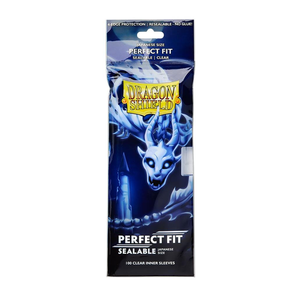 Dragon Shield Small Perfect Fit Sealable - Clear