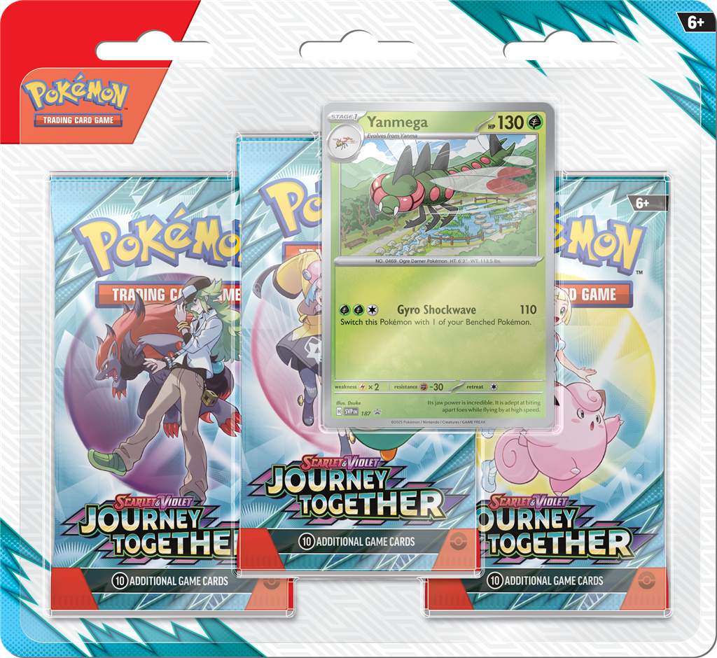 Pokemon: Journey Together 3 Booster Blister - Yanmega