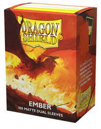 Dragon Shield Sleeves - Ember Dual Matte (100 stuks)